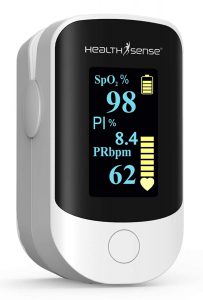 HealthSense Accu-Beat FP 910 Fingertip Pulse Oximeter